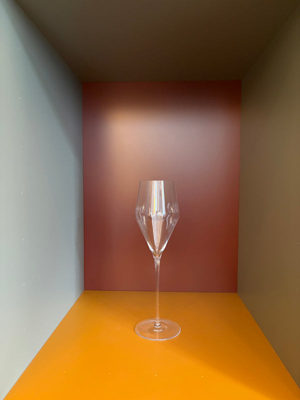 Zalto Champagne stemmed champagne flute glass with narrow bowl