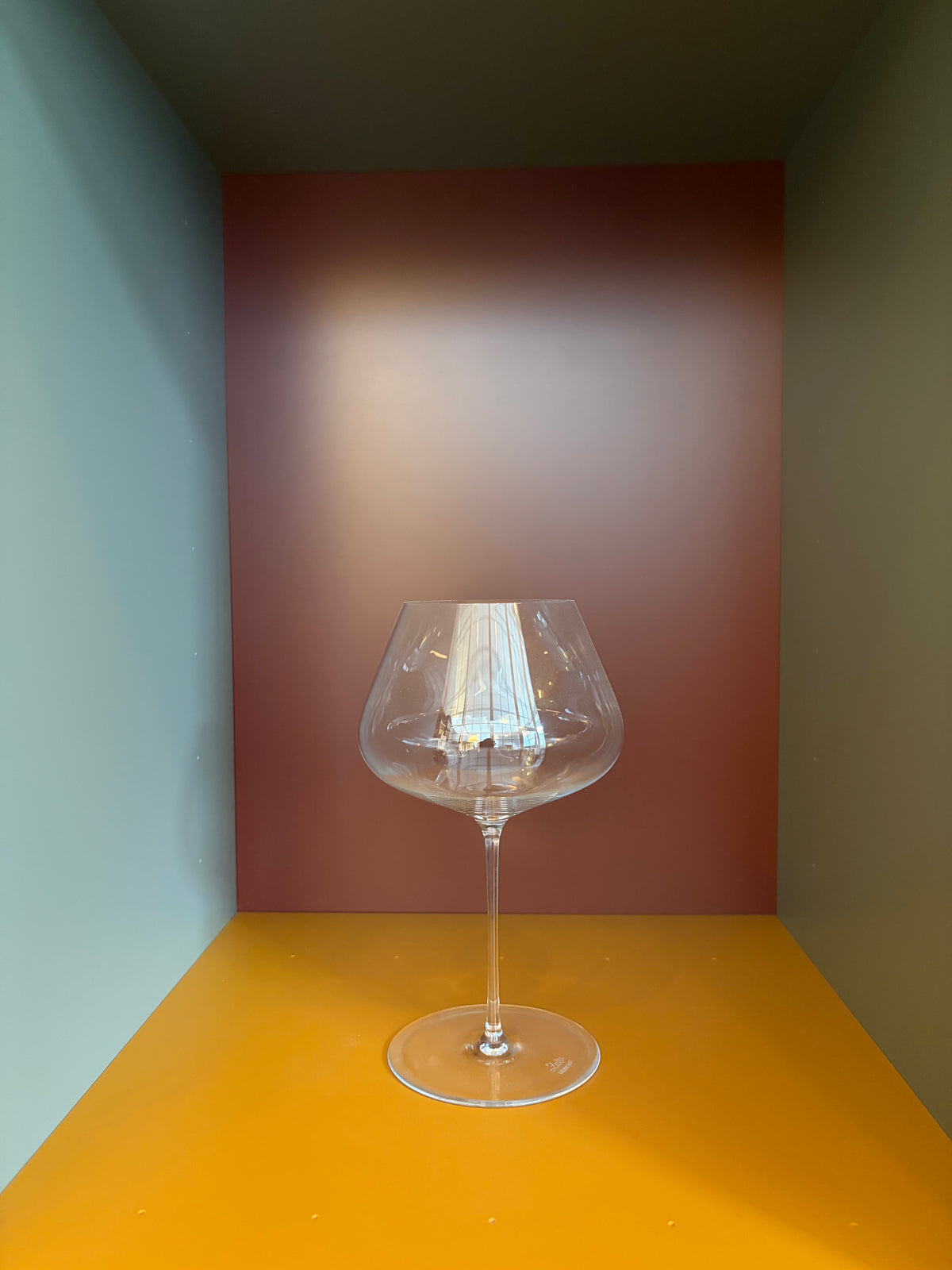 Zalto Balance clear stemmed wine glass with flared bowl and round base